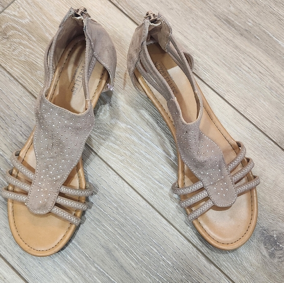 Sychelles Garbanzo Tan Gladiator Sandals Size 8 - Picture 2 of 7